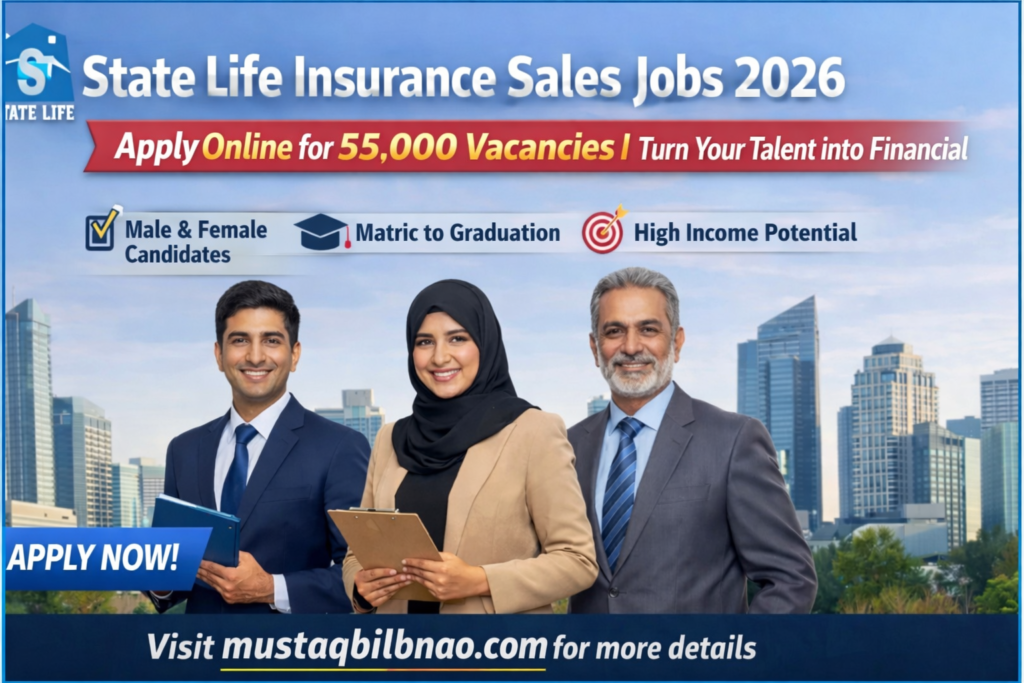State Life Insurance Sales Jobs 2026 – Apply Online for 55,000 Vacancies | Turn Your Talent into Financial Success