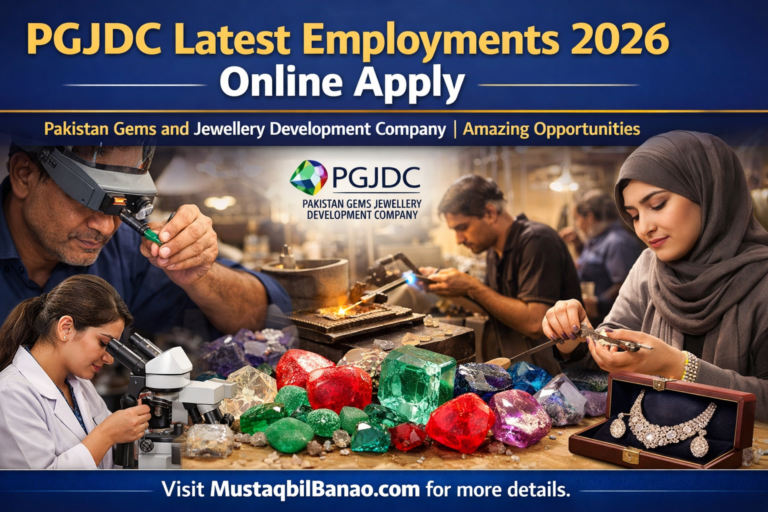 Latest PGJDC Employments 2026 Online Apply – Pakistan Gems and Jewellery Development Company | Amazing Opportunities